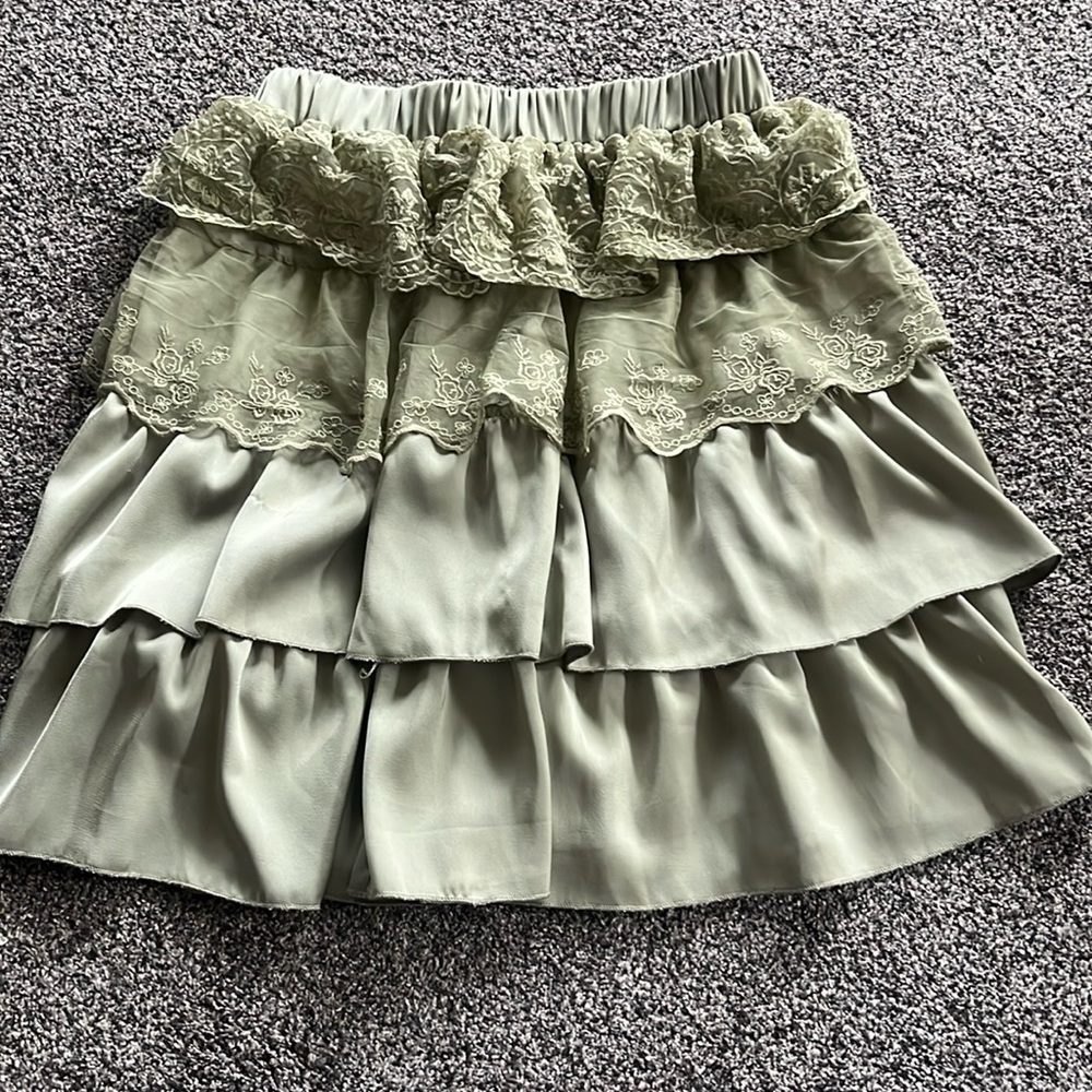 Romwe Tiered Skirt